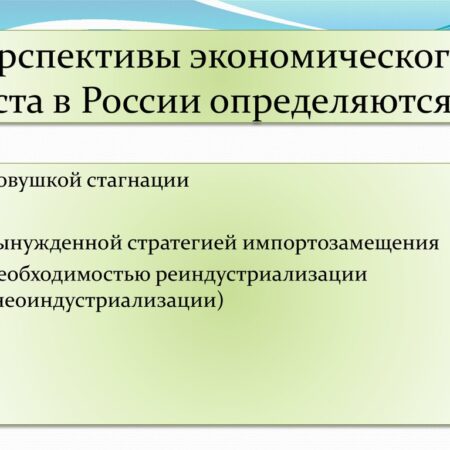 Экономика предложения в России: Дискуссии и перспективы роста
