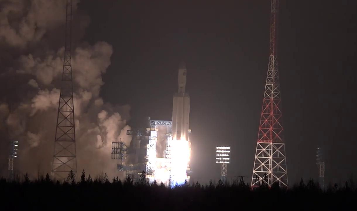 Preview Видео запуска «Ангары-А5» с Плесецка опубликовано Минобороны