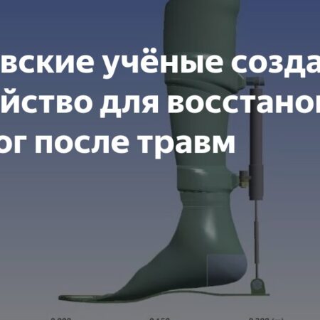 Ростовские ученые создали устройство, спасающее ноги от ампутации
