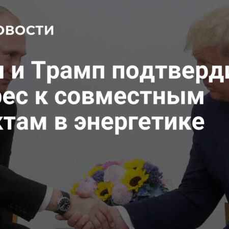 Путин и Трамп подтвердили интерес к совместным проектам в энергетике и космосе