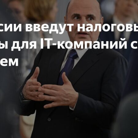 В России введут налоговые льготы для IT-компаний с госучастием