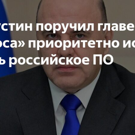 Мишустин поручил приоритетно использовать отечественное ПО в космической сфере