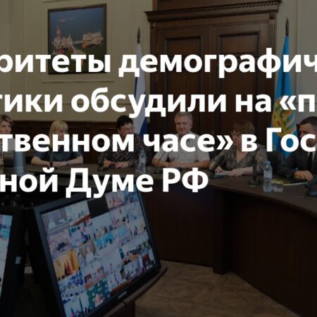 В Госдуме обсуждают реформу маткапитала и демографическую политику