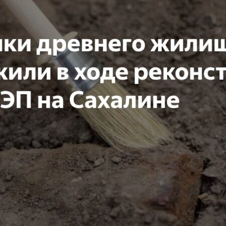 При реконструкции ЛЭП на юге Сахалина найдены древние артефакты