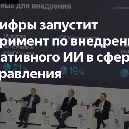 Минцифры запускает эксперимент по внедрению ИИ в госуправление
