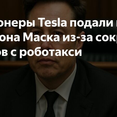 Иск акционеров Tesla к Илону Маску по делу о роботакси
