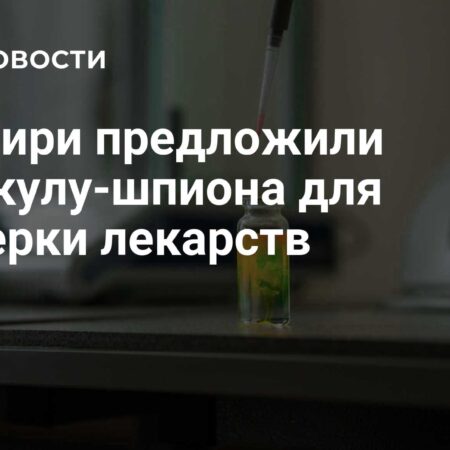 Молекула-шпион из Сибири: новый подход к контролю качества лекарств