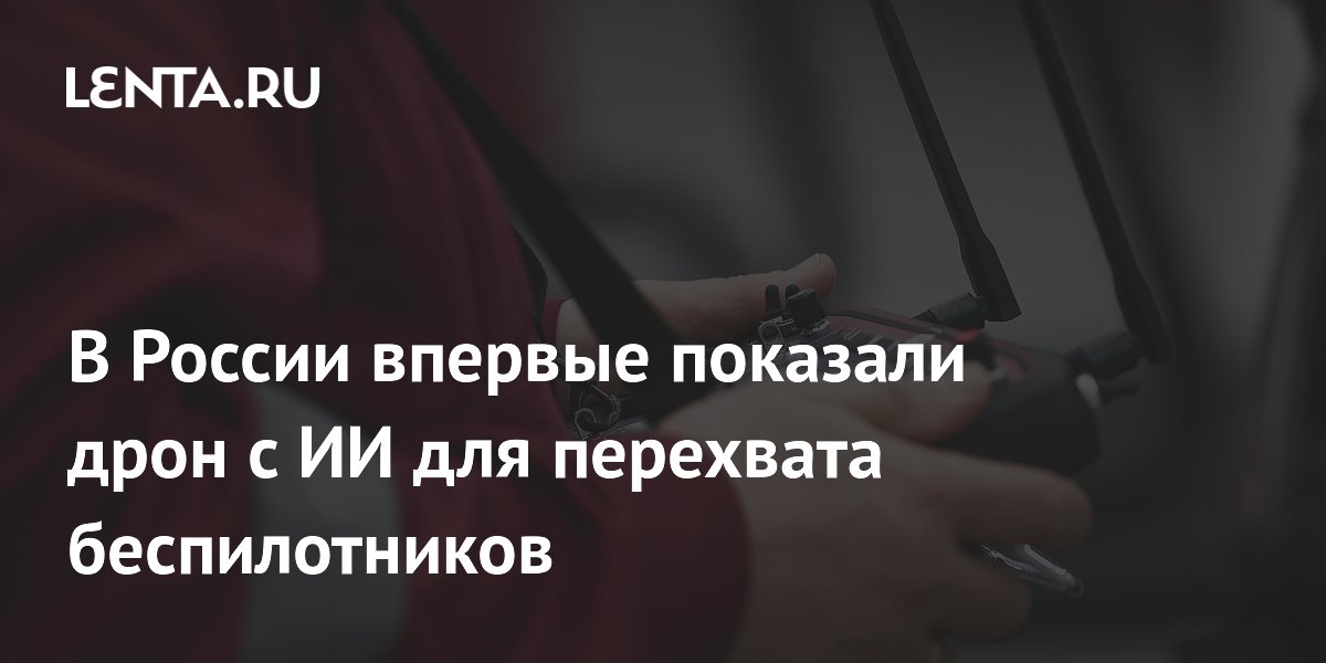Preview В России представлен перехватчик дронов «Скворец ПВО» с ИИ