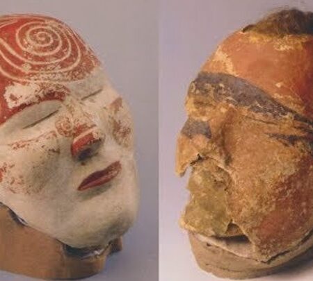 Воссоздание древней погребальной маски таштыкской культуры с помощью искусственного интеллекта