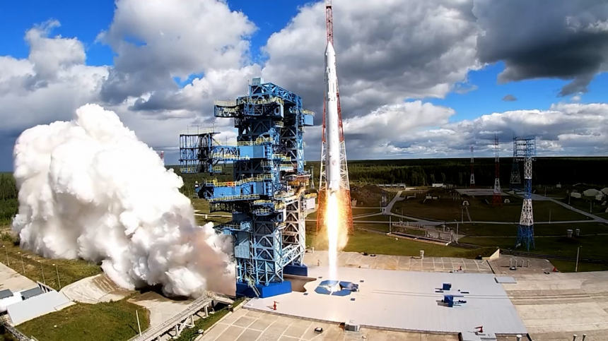 Preview Успешный запуск ракеты-носителя «Ангара-1.2» с военными спутниками