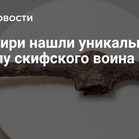В Сибири обнаружена уникальная могила скифского воина