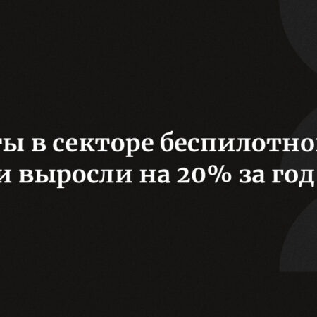 Зарплаты специалистов по беспилотным системам в России выросли на 20%