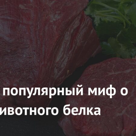 Ученые опровергли миф о вреде животного белка для здоровья