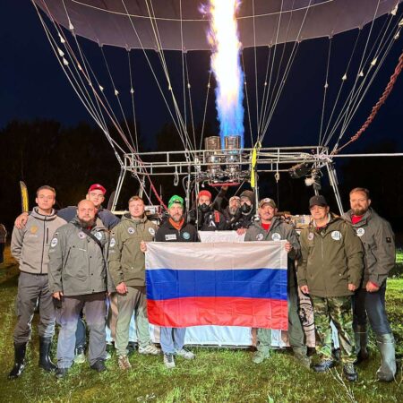 Российские пилоты Конюхов и Меняйло установили национальный рекорд высоты на тепловом аэростате