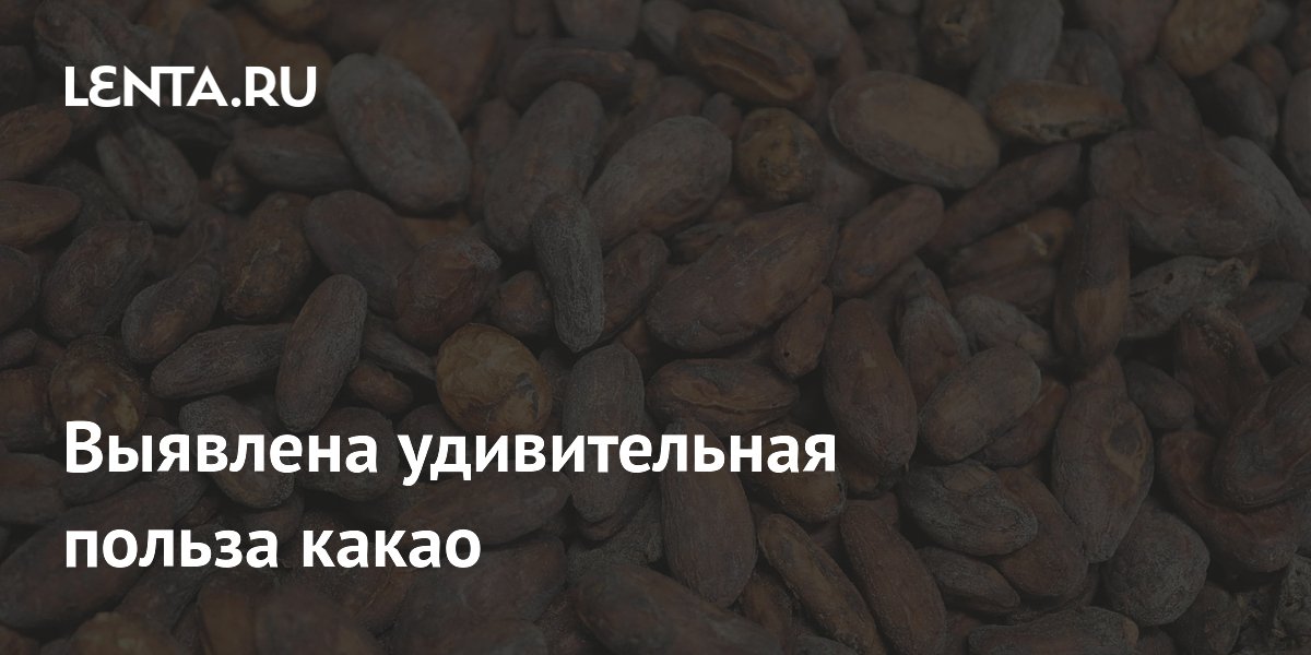 Preview Неожиданное открытие: какао предотвращает развитие гипертонии