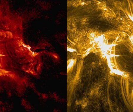 Солнце выбросило облако плазмы в сторону Земли (30.08.2025)