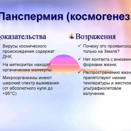 Аргумент в пользу космического происхождения жизни на Земле