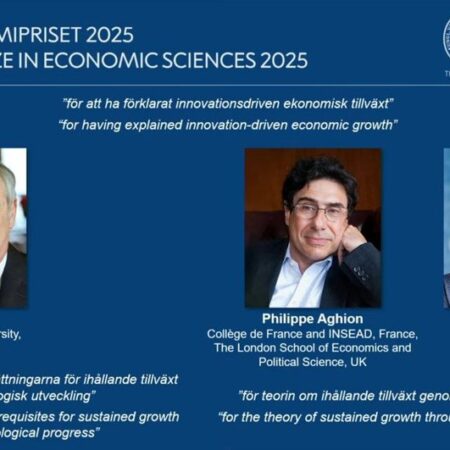 Лауреаты Нобелевской премии по экономике 2025 года: вклад в теорию инноваций и роста