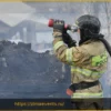 На нефтебазе в Краснодарском крае произошло возгорание после атаки БПЛА